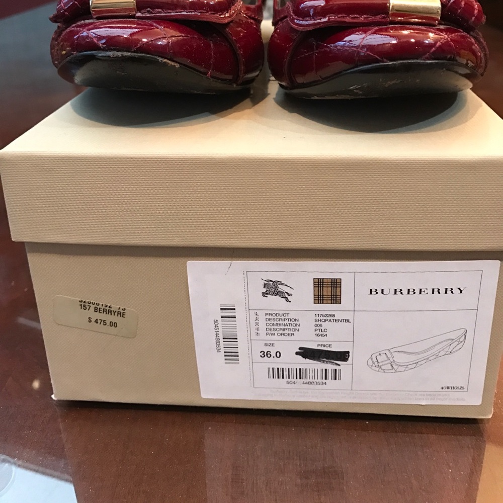 Burberry ballet shoes Sz 36 - Picture 2 of 5