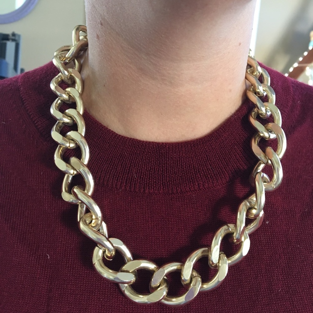 ALDO gold chain length necklace