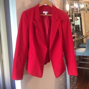 Lipstick Red Blazer