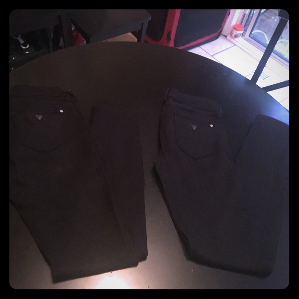Black jeans both pairs