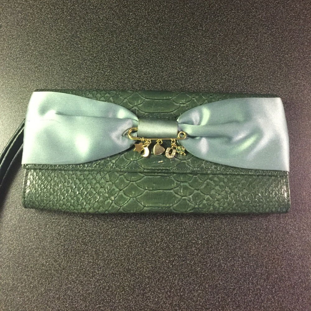 Faux Alligator Clutch