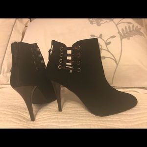 Stuart Weitzman genuine suede booties