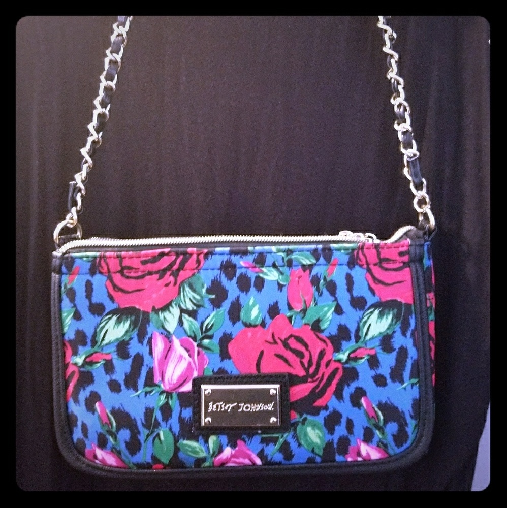 Betsey Johnson Floral Tassel