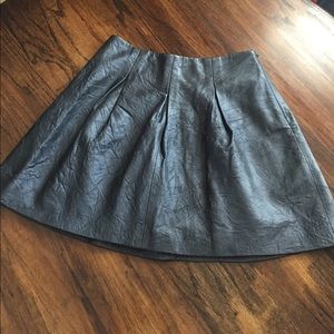 Theory leather skirt