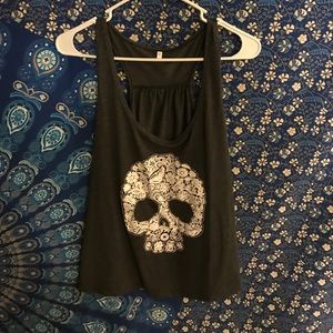 Skull tank top