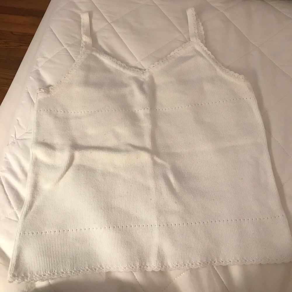 White crop top