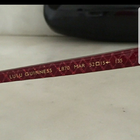 LuLu Guinness eyeglasses - Picture 3 of 3