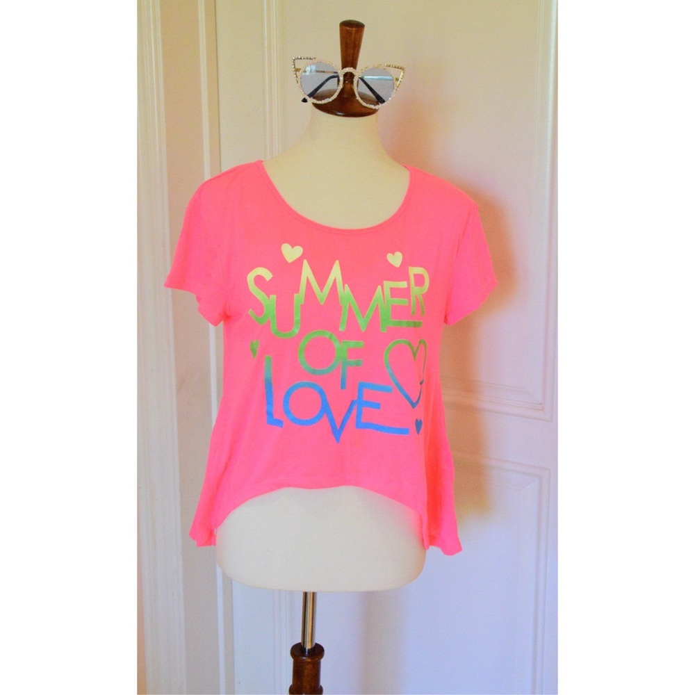 Pink Neon Summer of Love Shirt