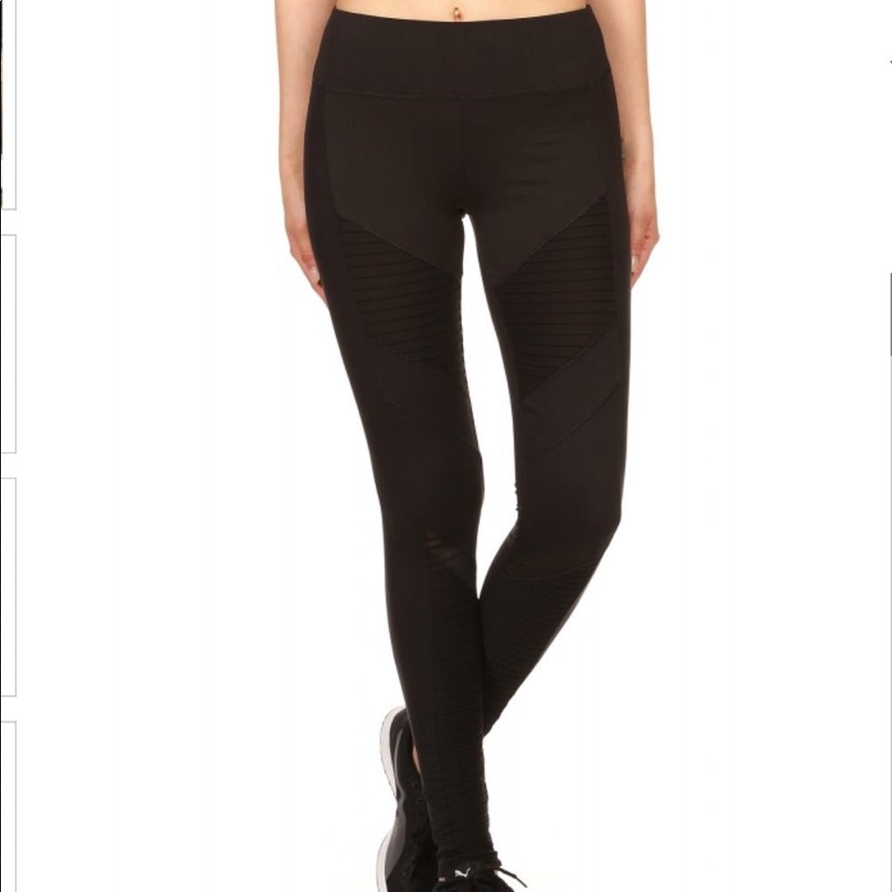 Black Moto Leggings