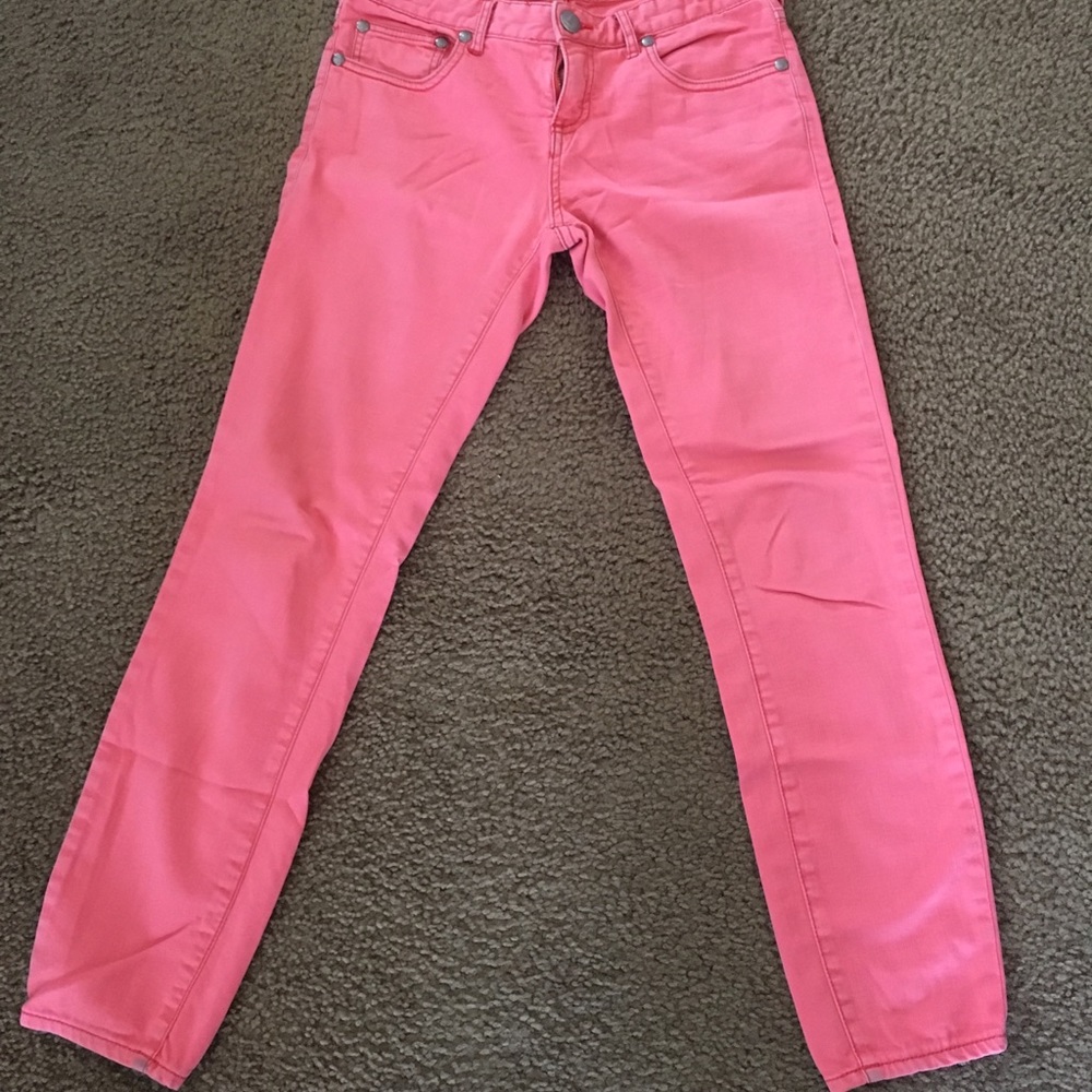 Free People Jeans in Coral