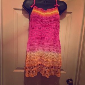 Free People Knit Multi-Colored Tunic/Tank