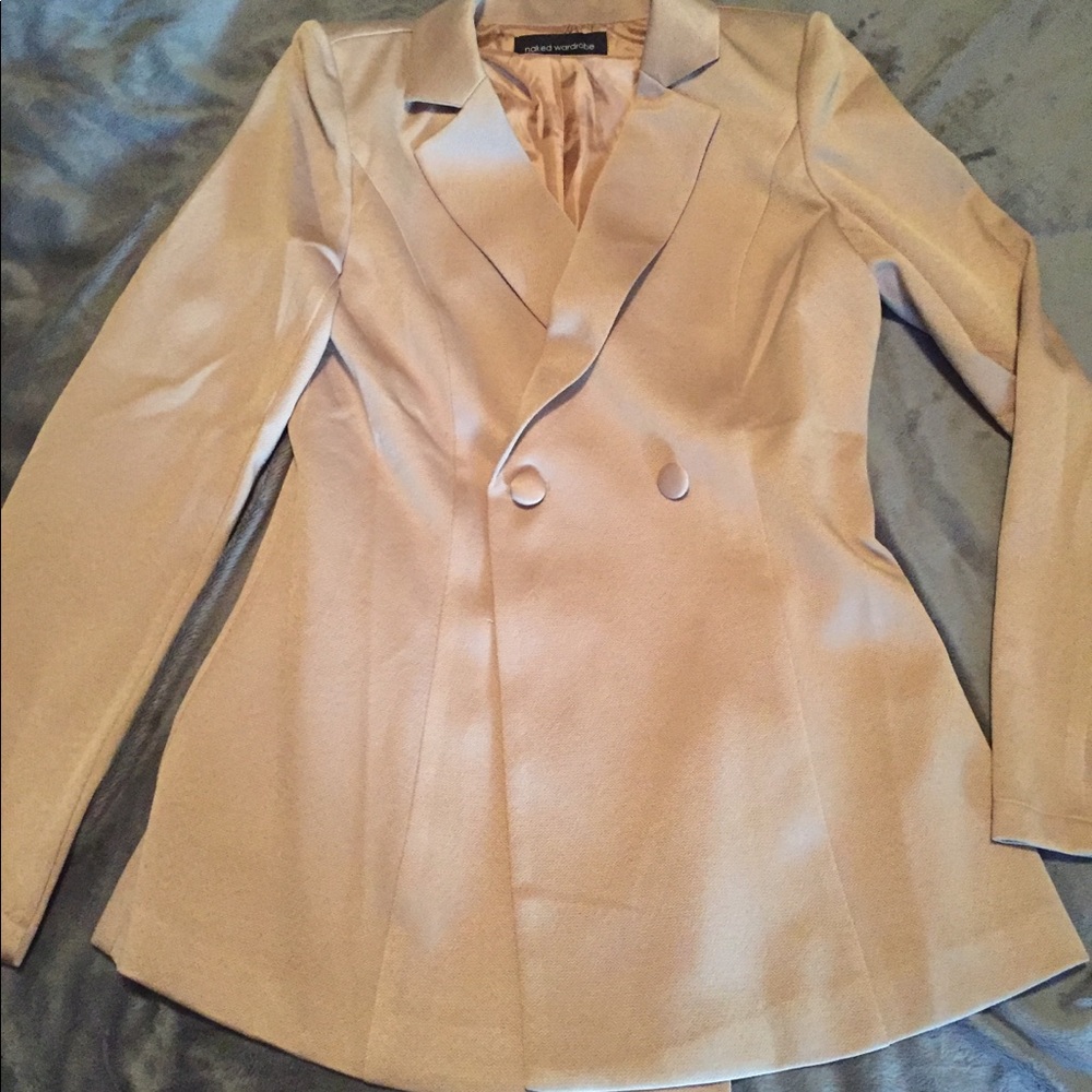 Naked Wardrobe, Rose gold blazer