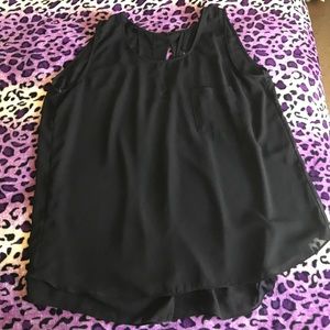 Black Sheer Top