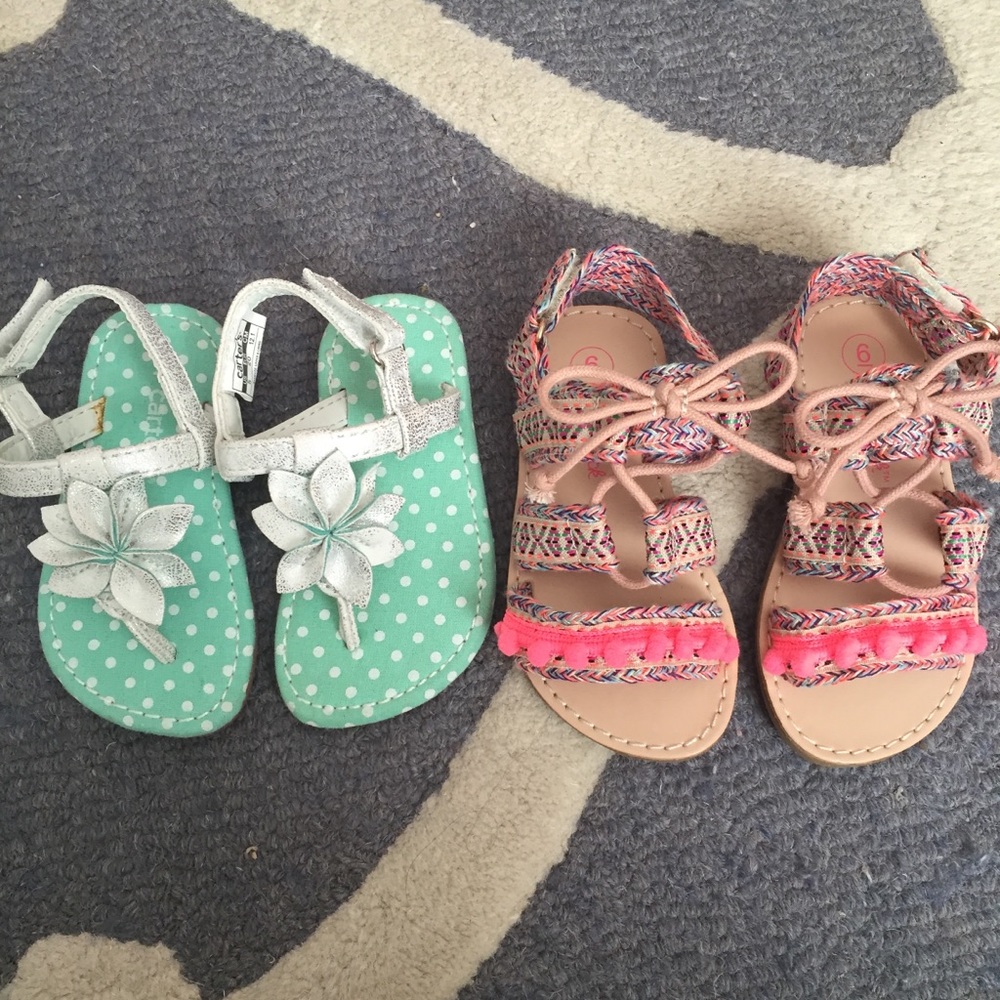 Toddler girls sandals NWOT