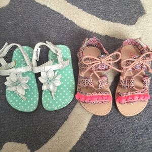 Toddler girls sandals NWOT