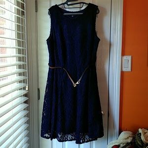 Dress lacy racy blue and grey dress bundle