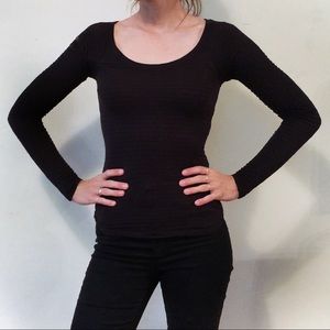 Long sleeve stretchy Free People shirt