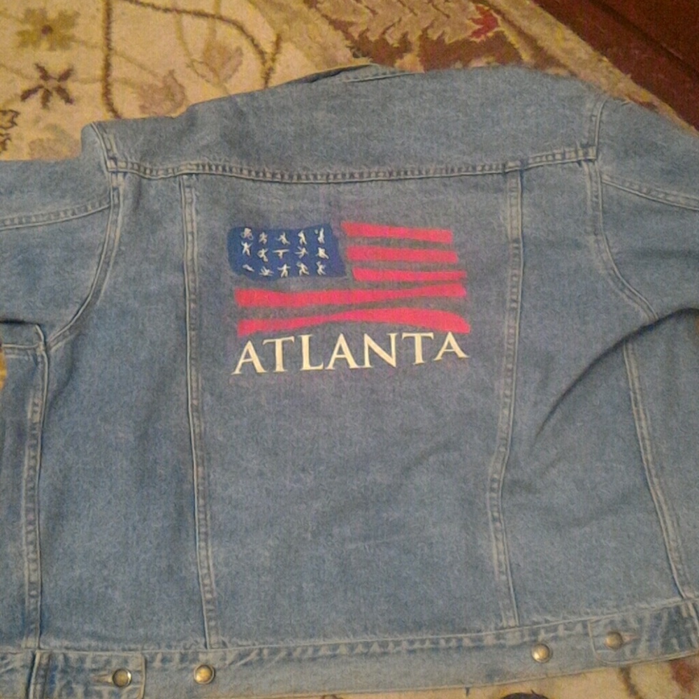 Atlanta olympic games denim jacket