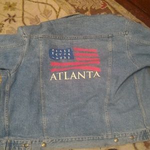 Atlanta olympic games denim jacket