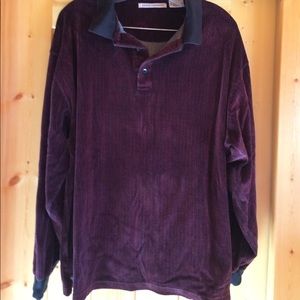 Men’s velour casual shirt sz large