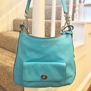 Barely used Teal Coach bag