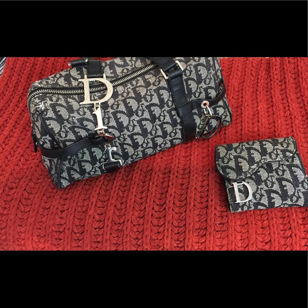 Christian Dior handbag and wallet