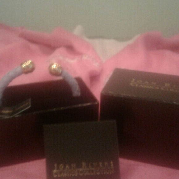 Joan Rivers Lavender Genuine Leather Bangle - Picture 3 of 5