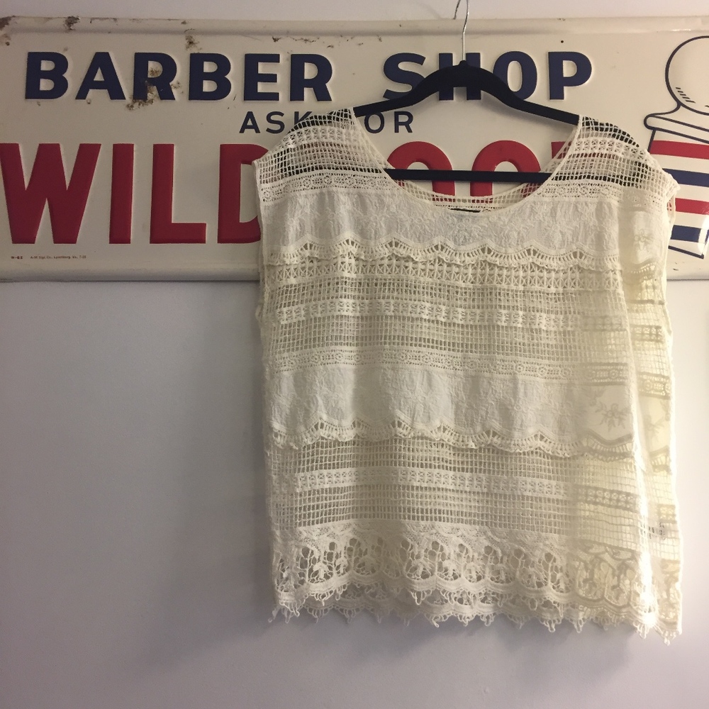 Hippie Boho Crochet top from Buffalo - M