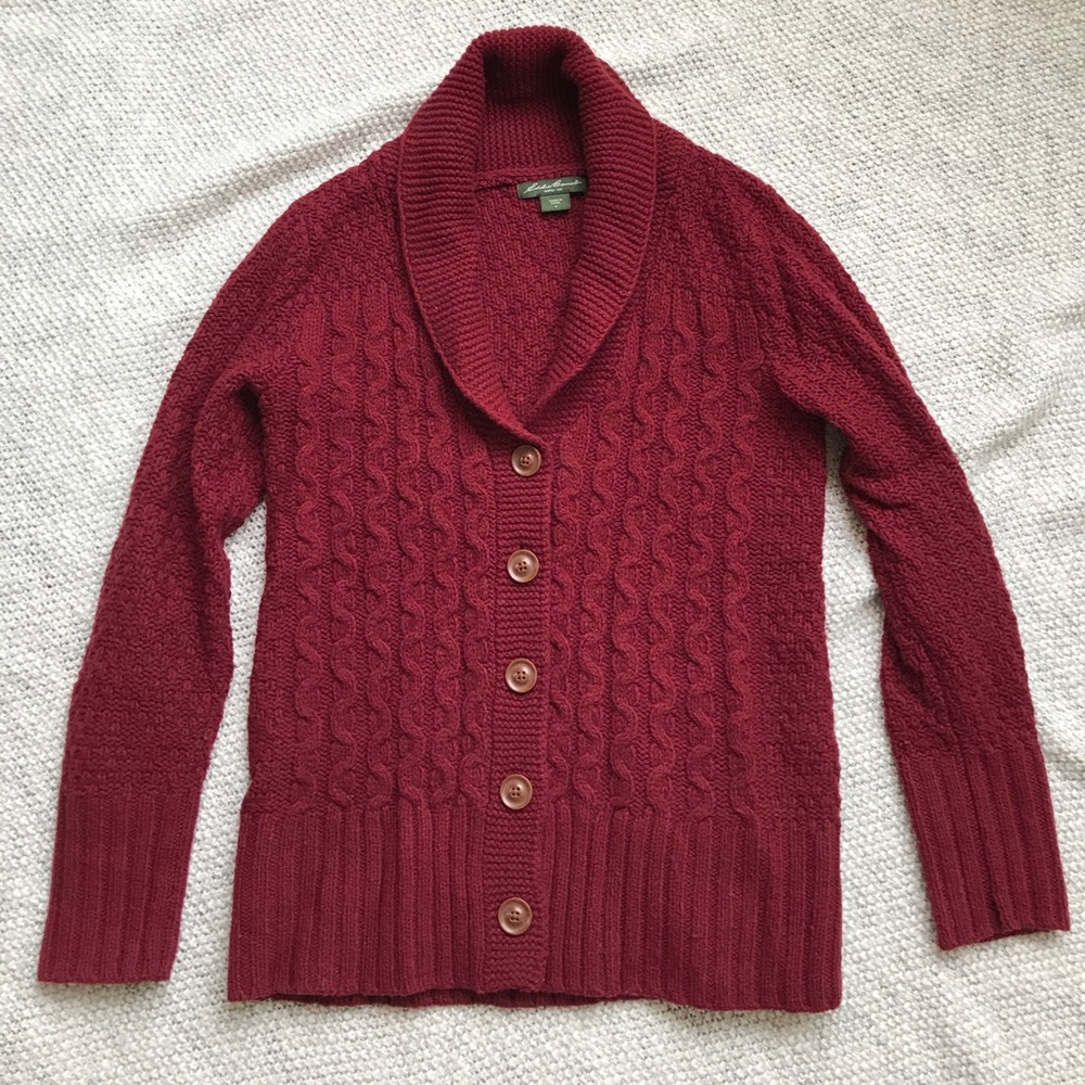 Red Eddie Bauer Sweater
