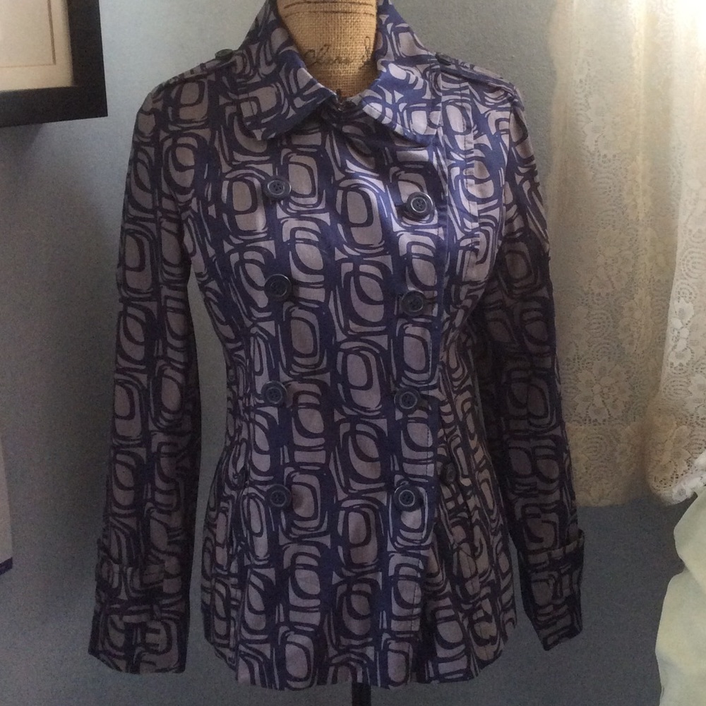 Blue and gray jacket