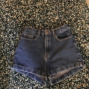 American Apparel -high waisted shorts