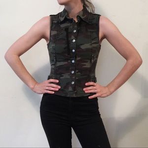 Lip Service camouflage vest