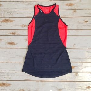 Athleta two-tone mesh racer back tank