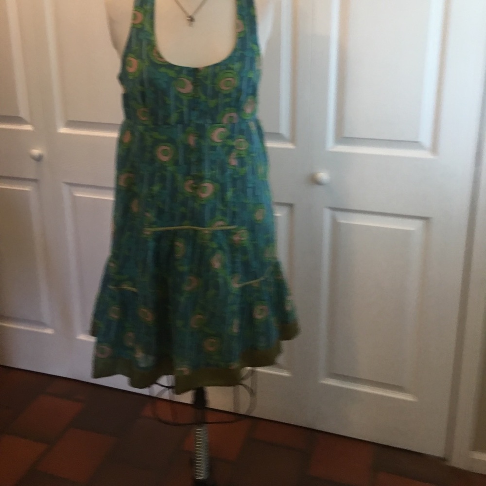 Johnny Martin Razor back floral dress.