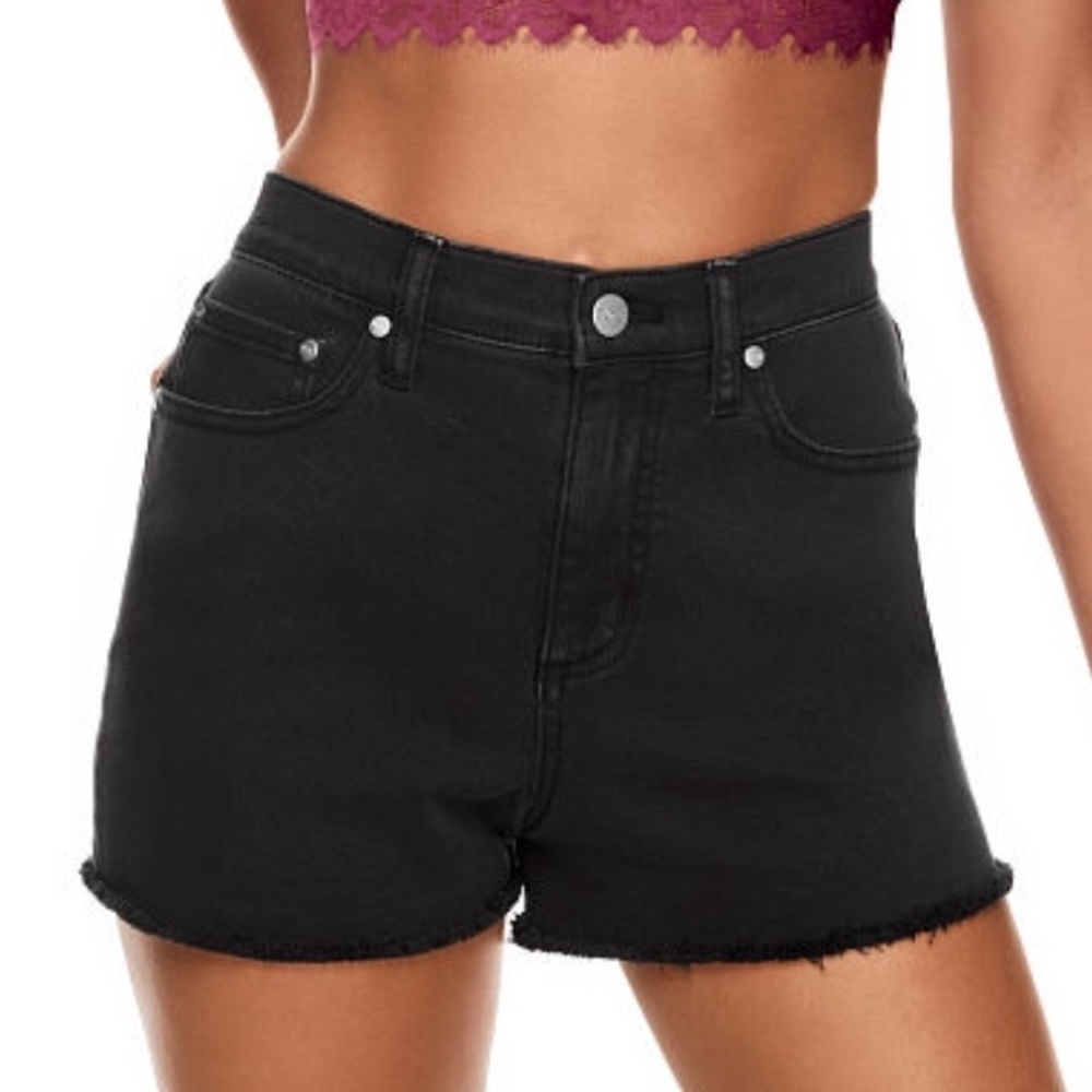 VS PINK High Waisted Jean Shorts