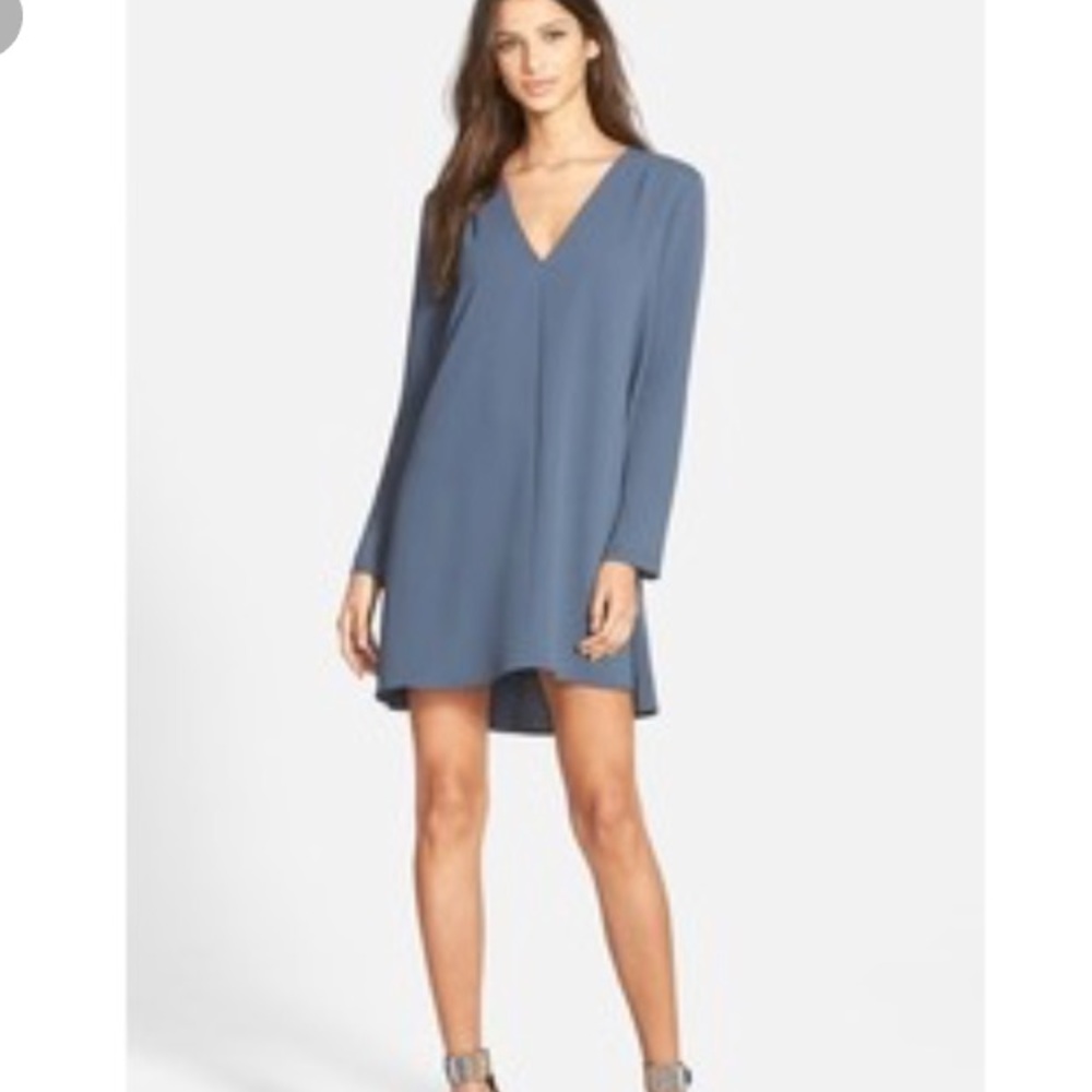 ASTR Long Sleeve Trapeze Dress