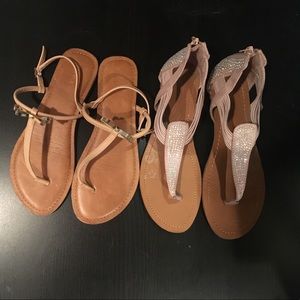 Sandals bundle!!!