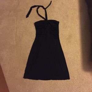 Guess strapless halter tie dress
