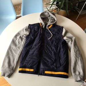 Vest & Hoodie spring jacket combo | Medium