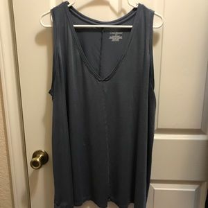 Lane Bryant Swing Tank Grey/Blue