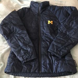 University of Michigan puffer coat