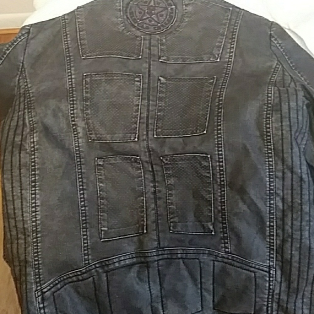 Affliction biker jacket