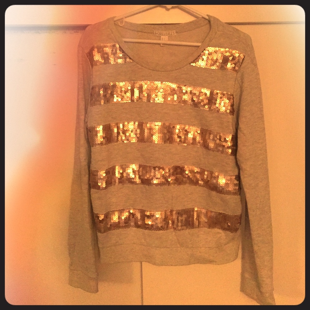 Sequin sweatshirt