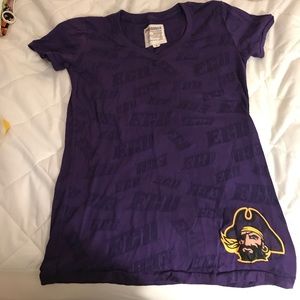 ECU V-neck shirt