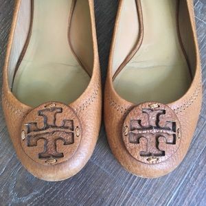 Tory Burch Reva Logo Royal Tan