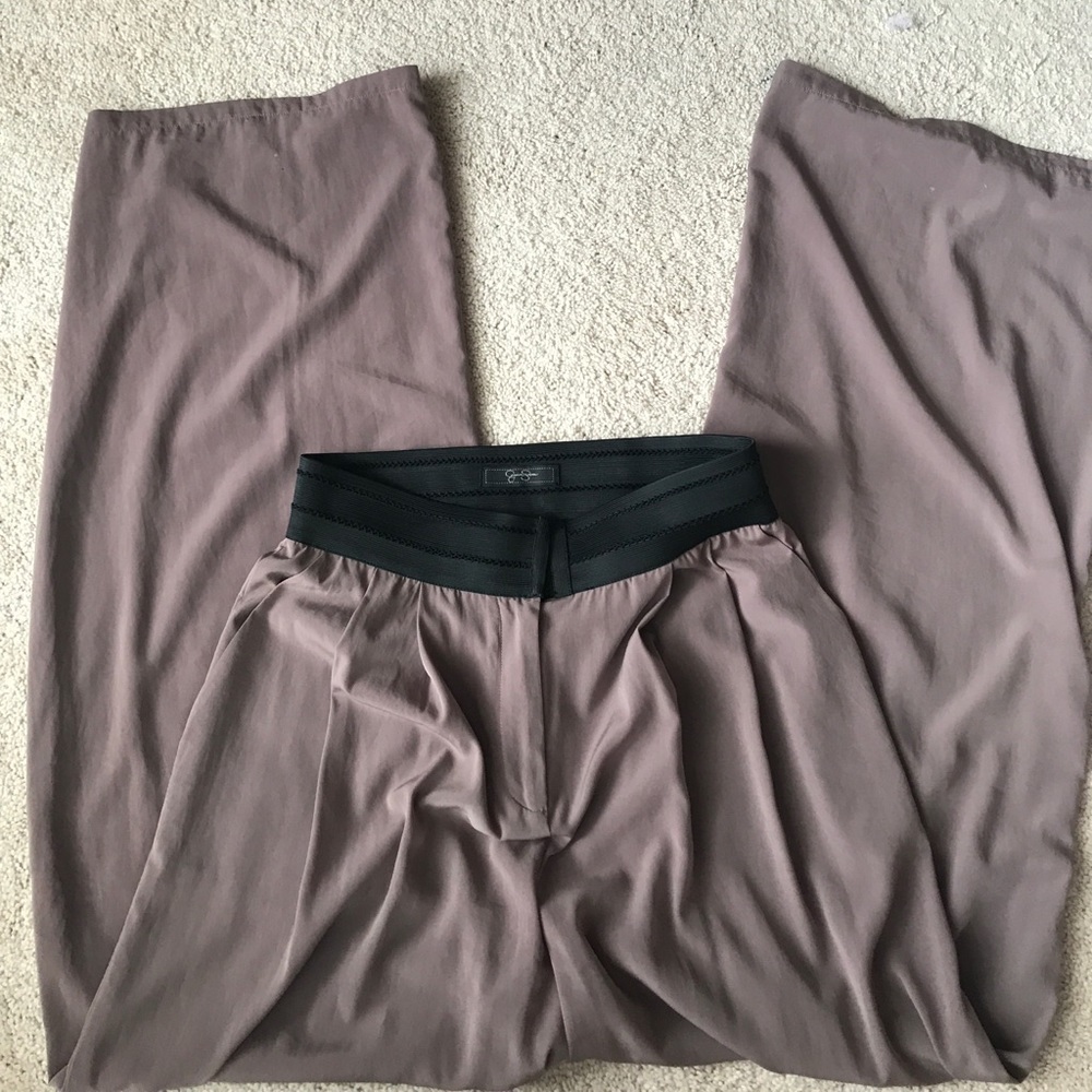 Jessica Simpson polyester wide leg dress pants