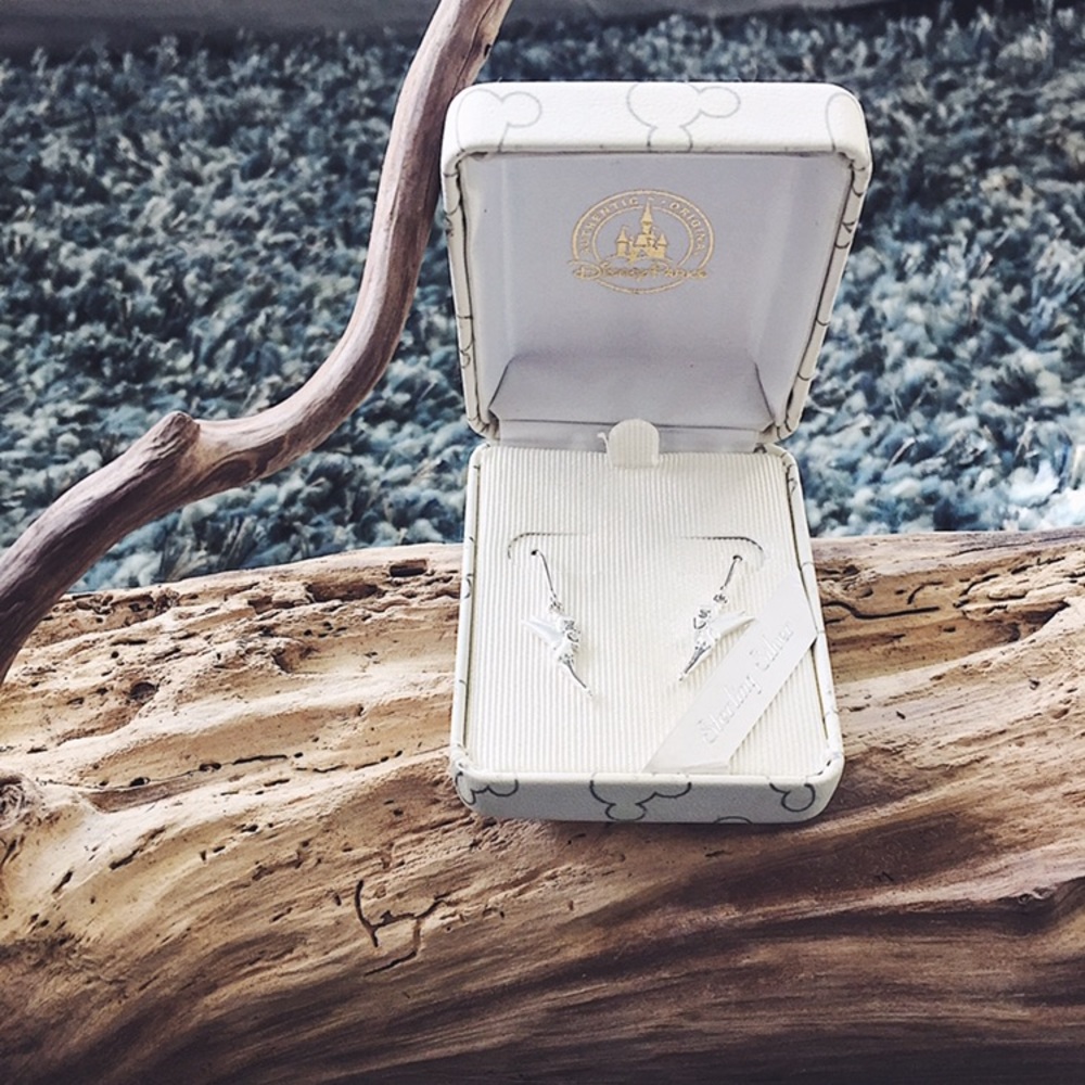 Sterling silver tinker bell earring
