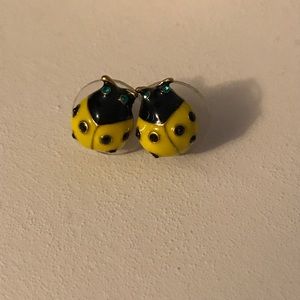 Betsey Johnson ladybug earrings