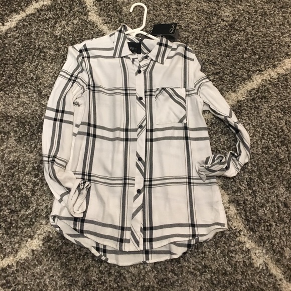 Rails Tops - NWT Rails Plaid Shirt black and white hunter style