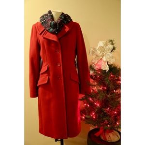 Red Talbots Wool Jacket